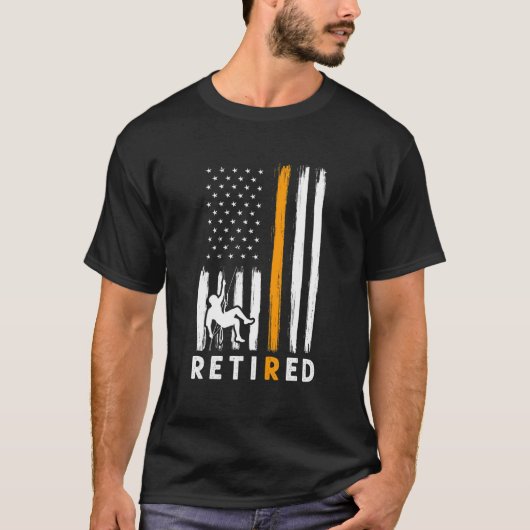 Thin Orange Line Suche und Rettung müde Mountai T-Shirt (Vorderseite)