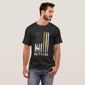 Thin Orange Line Suche und Rettung müde Mountai T-Shirt (Vorne ganz)