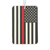 Thin Red Line American Flag Autolufterfrischer (Rückseite)