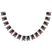 Thin Red Line American Flag, Feuerwehrmann / USA Wimpelkette (Alle)