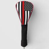 Thin Red Line American Flag Golf Headcover (Vorderseite)