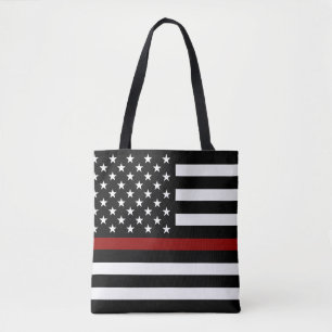 Thin Red Line American Flag Tasche