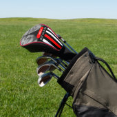 Thin Red Line, Best Dad, Photo, Monogram, Flag Golf Headcover (In SItu)