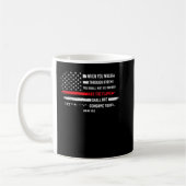 Thin Red Line Feuerwehrbibel Verse Isaiah 432 U Kaffeetasse (Links)