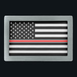 Thin Red Line Feuerwehrleute Heroes American Flag Rechteckige Gürtelschnalle<br><div class="desc">Die dünne rote Flagge wurde entwickelt, um Unterstützung und Solidarität mit den Feuerwehrleuten zu zeigen und verletzte oder gefallene Feuerwehrleute zu ehren. Die dünne blaue Flagge wurde geschaffen, um Unterstützung für die Strafverfolgung zu zeigen. - Dieses Werk ist nicht urheberrechtlich geschützt und daher öffentlich zugänglich, da es sich ausschließlich um...</div>