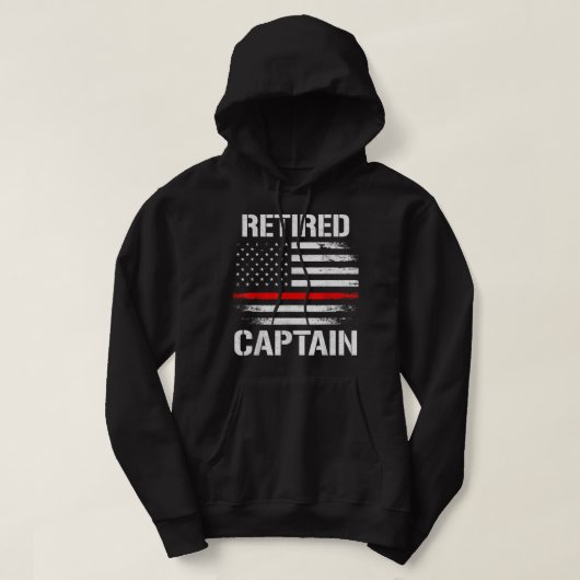 Thin Red Line Feuerwehrmann Feuerwehrmann Feuerweh Hoodie (Design vorne)