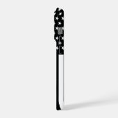 Thin Red Line Fire Department Fireman Firefighter iPhone Hülle (Linke Seite)