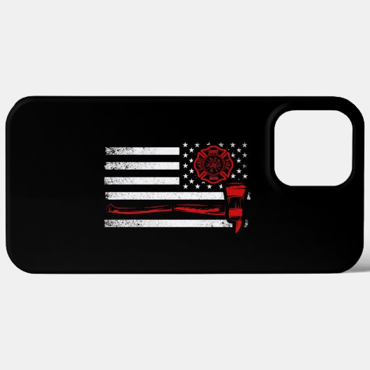 Thin Red Line Firefighter Fire Department USA Case-Mate iPhone Hülle (Rückseite (Horizontal))