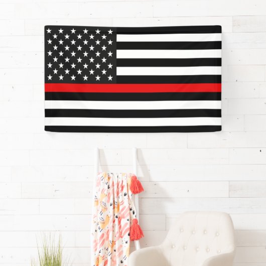 Thin Red Line Flag des US-Banners Banner (Insitu)