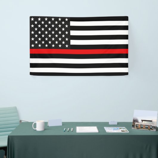 Thin Red Line Flag des US-Banners Banner (Messeveranstaltung)