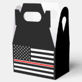 Thin Red Line Flag: Feuerwehrheldengedächtnis Geschenkschachtel (Geöffnet)