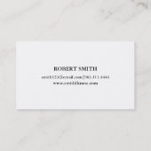 Thin Red Line Flag Law Enforcement Police Officer Visitenkarte (Rückseite)