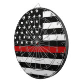 Thin Red Line-Flagge Dartscheibe (Vorderseite rechts)