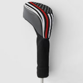 Thin Red Line-Flagge Golf Headcover (angewinkelt)