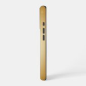 Thin Red Line Gold Gradient iPhone Hülle (Linke Seite)