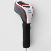 Thin RED Line & Golf USA Flagge Mit Monogramm Headcover (angewinkelt)
