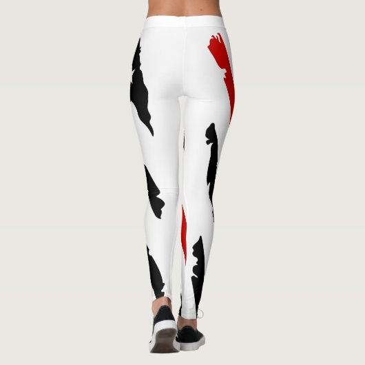 Thin Red Line Leggings (Rückseite)
