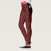 Thin Red Line Leggings, Fahnenmode, Amerika Leggings (Links)