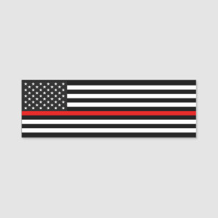 Thin Red Line Namensschild
