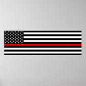 Thin Red Line Poster (Vorne)