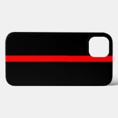 Thin Red Line Symbol auf Case-Mate iPhone Hülle (Rückseite (Horizontal))