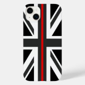 Thin Red Line UK Flag Case-Mate iPhone Hülle (Rückseite)