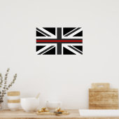 Thin Red Line UK Flag Poster (Küche)
