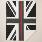 Thin Red Line UK Flag Sherpadecke (Vorderseite)