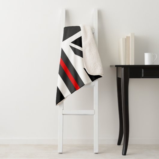 Thin Red Line UK Flag Sherpadecke (Beispiel)