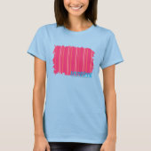 Thin Stripes Magenta 2 T-Shirt (Vorderseite)