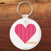 Thin Stripes Magenta 4 Schlüsselanhänger (Vorderseite)