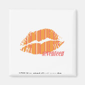 Thin Stripes Orange Magnet (Vorne)