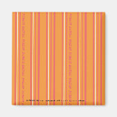 Thin Stripes Orange Magnet (Vorne)
