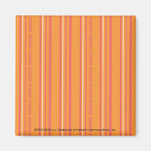 Thin Stripes Orange Magnet