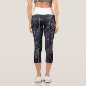 Thin Threads, 1943 von Wassily Kandinsky Capri Leggings (Rückseite)