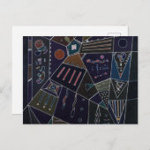 Thin Threads, 1943 von Wassily Kandinsky Postkarte (Vorne/Hinten)