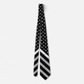 Thin White Line American Flag EMS EMT Krawatte (Rückseite)