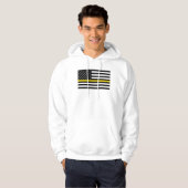 Thin Yellow Line American Flag Monogram Dispatcher Hoodie (Vorne ganz)