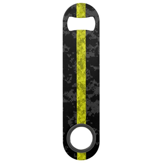 Thin Yellow Line Camouflage Speed Flaschenöffner (Vorderseite)