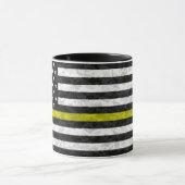 Thin Yellow Line Camouflage Tasse (Zentrum)