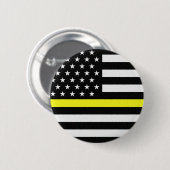 Thin Yellow Line Flag Button (Vorne & Hinten)