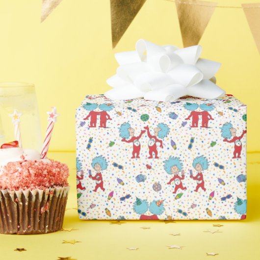 Thing Eins Thing Zwei Feier Muster Geschenkpapier (Geburtstagsparty)