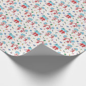 Thing Eins Thing Zwei Feier Muster Geschenkpapier (Ecke)