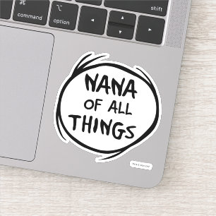 Thing Eins Thing Zwei - Nana aller Dinge Aufkleber