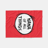 Thing Eins Thing Zwei - Nana aller Dinge Fleecedecke (Vorderseite (Horizontal))