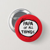 Thing Eins Thing Zwei - Papa aller Dinge Button (Vorne & Hinten)