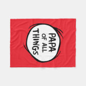Thing Eins Thing Zwei - Papa aller Dinge Fleecedecke (Vorderseite (Horizontal))
