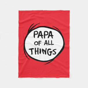 Thing Eins Thing Zwei - Papa aller Dinge Fleecedecke