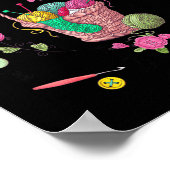 Thing I Do In My Spare Time Crochet Funny Crocheti Poster (Ecke)