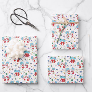 Thing One Thing Two Feier Muster Geschenkpapier Set